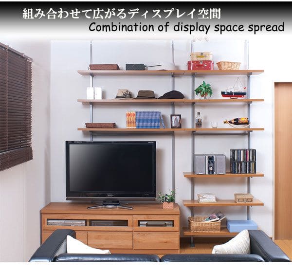 突っ張りラック棚6段幅90スリムラックつっぱり突っ張り棚diy収納棚板スチール奥行30隙間薄型壁面ラダーラックおしゃれ突っ張り式壁壁面収納つっぱり収納木製アイアンリビング玄関間仕切り