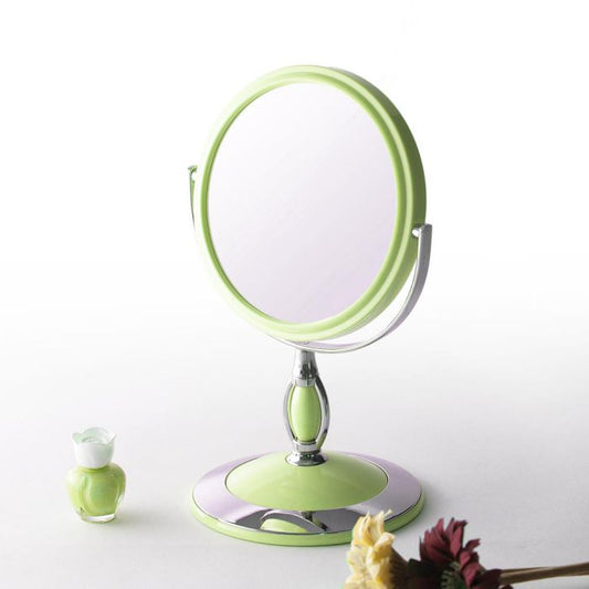 卓上ミラー鏡卓上丸両面拡大メイク化粧シンプル卓上鏡コンパクト丸型回転おしゃれ化粧鏡拡大鏡インテリアラウンド丸い北欧スタンドミラーミラードレッサーメイク用化粧用スタンド