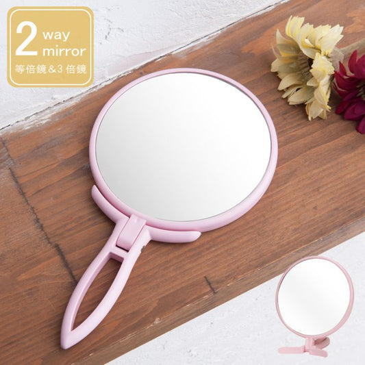 卓上ミラー鏡卓上丸両面拡大メイク化粧折りたたみシンプル卓上鏡角度調整コンパクト丸型おしゃれ化粧鏡拡大鏡インテリアラウンド丸い北欧スタンドミラーミラードレッサーメイク用化粧用スタンド