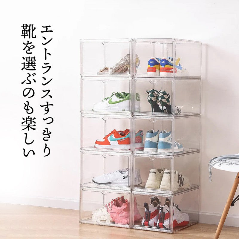 マルチクリアボックス2個セットW360×D270×H225mmマルチクリアボックス2個セットコレクションケースディスプレイケース全面クリア360度透明