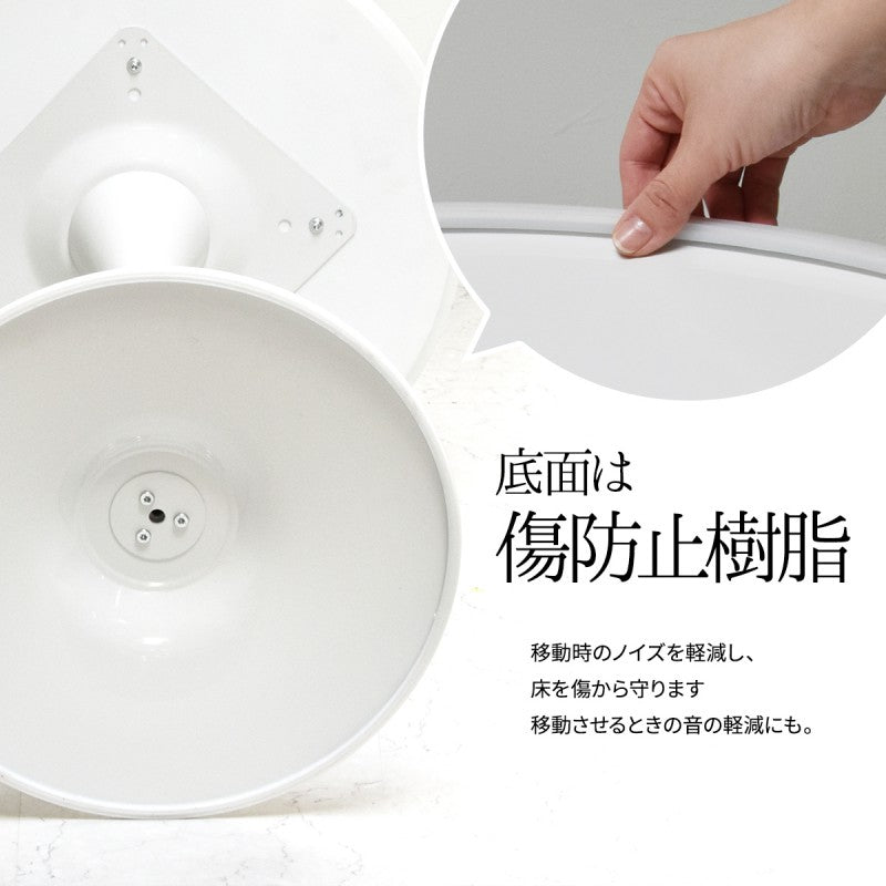 ハーフラウンドテーブル60cm【ホワイト】W600×D600×H730mmチューリップコーヒーテーブルカフェテーブルチューリップテーブルラウンドテーブルダイニングテーブル