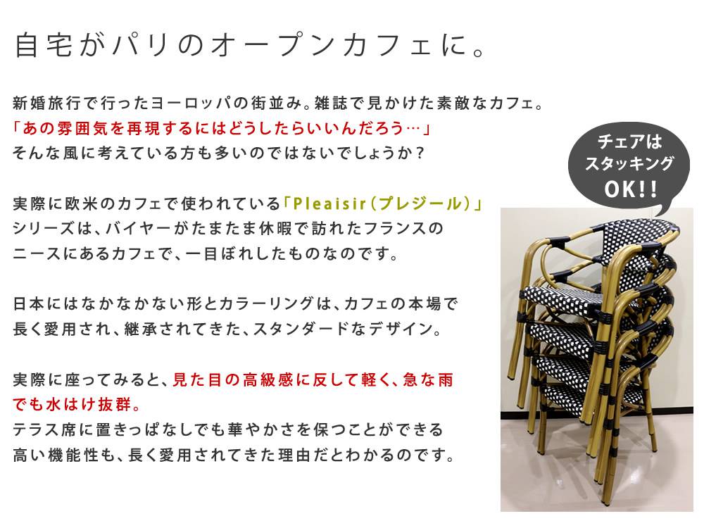 チェア2脚セット「プレジール」【送料無料簡単組立ガーデンPEラタンテラス庭レッドブラックアルミモダンイングリッシュガーデンファニチャー椅子イスシンプル欧州インテリア家具ガーデンカフェ】