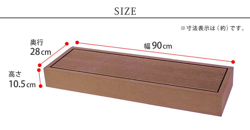 人工木ウッドデッキecomoku(エコモク)ステップ