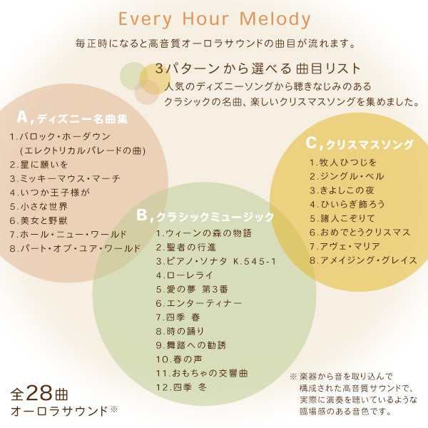 掛け時計くまのプーさんからくり時計28曲の選べるオーロラサウンド時計からくりかわいいプーさんディズニー電波時計キッズ子供壁掛け振り子ミュージック音楽曲リビング家族ホワイトグリーンプレゼント贈り物ギフト
