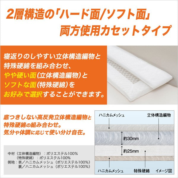 日本製600シングルサイズマットレスファインエアーシングル用に