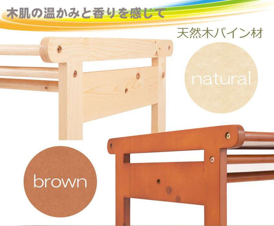 ハンガーラック洋服掛けカーテンキャスター木製スリム頑丈大容量ワードローブ丈夫収納おしゃれコートハンガー2列カーテン付き洗える