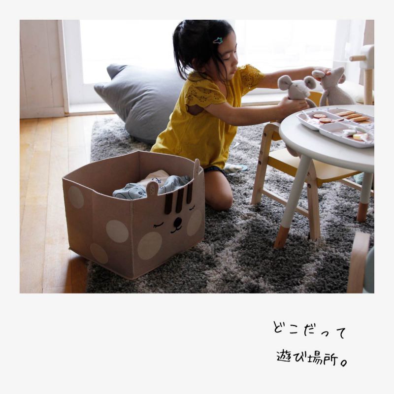 収納ボックス布製折りたたみ子供スリムかわいい北欧収納軽量小型大容量薄型ミニ幅30小さい奥行26長方形おもちゃソフト柔らかいおしゃれストレージボックス折り畳み一段布雑貨小物ぬいぐるみ猫