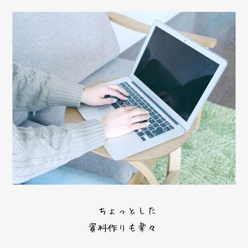 サイドテーブル丸スリム木製丸型コの字木目幅40天然木コンパクト薄型ロータイプ高さ56軽量ラウンドソファベッド高級感寝室モダンソファテーブルウッド小型小さめ低めソファーベッド横木