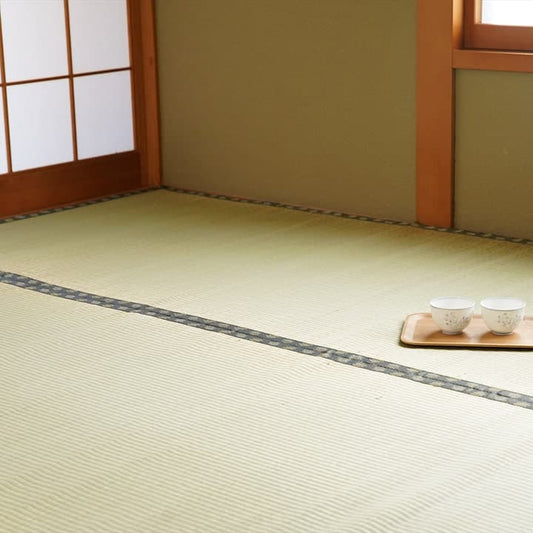 純国産い草上敷きカーペット双目織松江戸間3畳約176×261cm