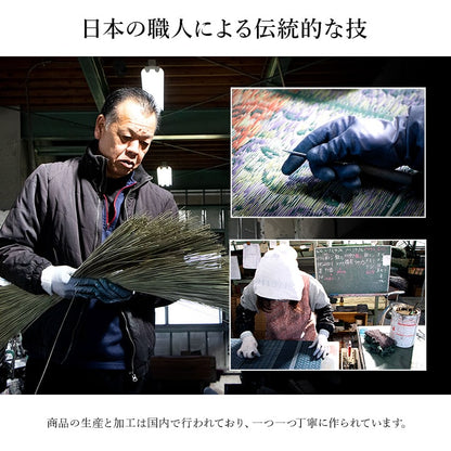 おすすめ玄関マット上がり框和モダンおしゃれクッション性花柄高級感アップ室内天然素材インテリア約35×90cm