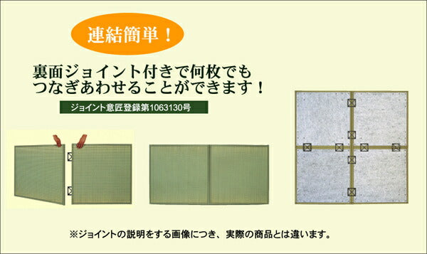 置き畳ユニット畳フレア82×82×2.3cm9枚ナチュラル5枚4枚1セット中材:低反発ウレタン+フェルト