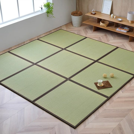 純国産い草日本製置き畳ユニット畳簡単和室約82×82×1.7cm6枚1セット軽量ジョイント付き