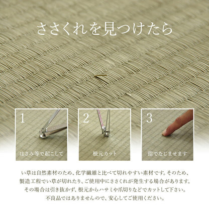寝具枕平枕い草い草チップ医師との共同開発吸湿調湿効果抗菌防臭50×30cm