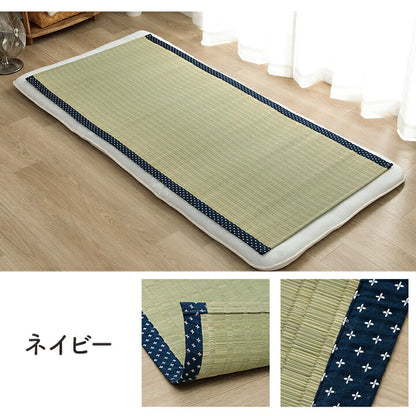寝具シーツい草吸湿調湿効果抗菌防臭グリーン88×180cm