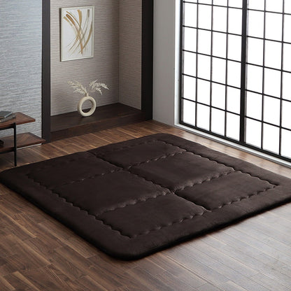 こたつ布団長方形キリム国産フランネル手洗いグレー約205×245cm