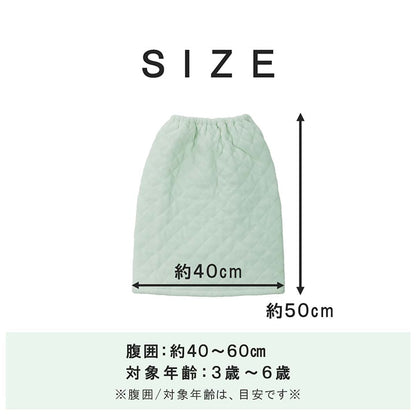 寝具腹巻寝冷え対策お昼寝キッズジュニア綿100％ゴム付きズレない着脱簡単洗える洗濯機丸洗い優しいタオル地L50×40cm