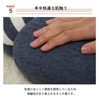 クッション穴あき円座花シンプルもっちり低反発ウレタンオフィスドライブ約40cm丸