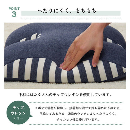 クッション腰当背中姿勢変形ウレタン約40×40cm