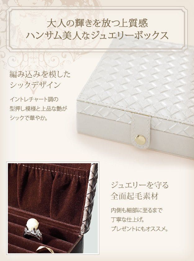 イントレチャート調ジュエリーボックスミニ