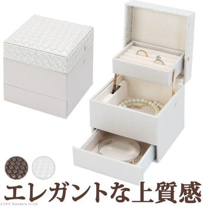 イントレチャート調ジュエリーボックスキューブ