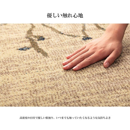 上敷きい草カーペット市松模様和室約382×382cm本間8畳
