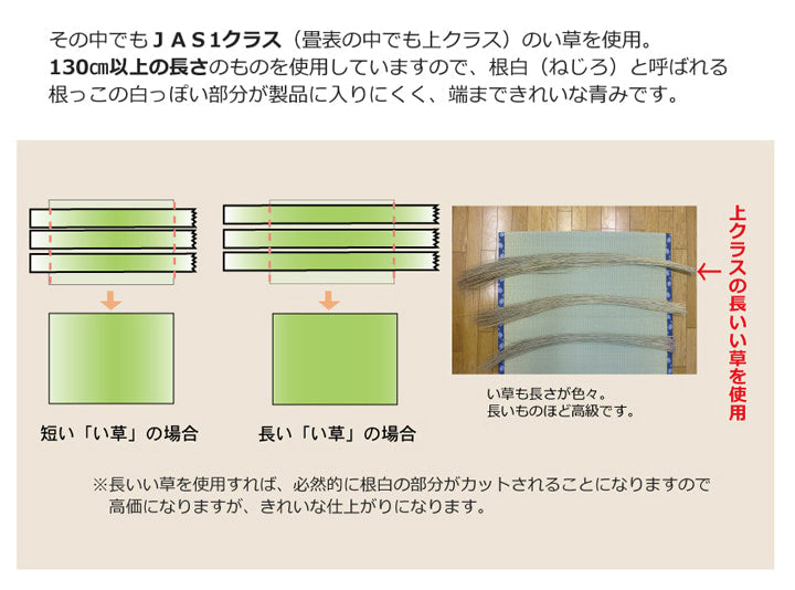 純国産減農薬栽培い草上敷きカーペット糸引織西陣三六間4.5畳約273×273cm熊本県八代産イ草使用
