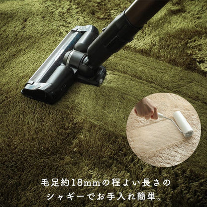 ラグ冬用冬カーペット3畳洗える滑り止めシャギーおしゃれ洗濯自宅絨毯オールシーズンかわいいピンクふわふわ小さめ190x240センターラグリビングラグ可愛い北欧風リビング格安冬用ラグじゅうたん赤ちゃんサイズデザイン