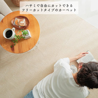 ラグ冬用冬カーペット4畳日本製おしゃれ絨毯オールシーズンかわいい抗菌防臭北欧260x260カット無地アイボリーベージュグレー大判センターラグリビングラグ可愛い北欧風リビング格安冬用ラグじゅうたん赤ちゃんサイズデザイン