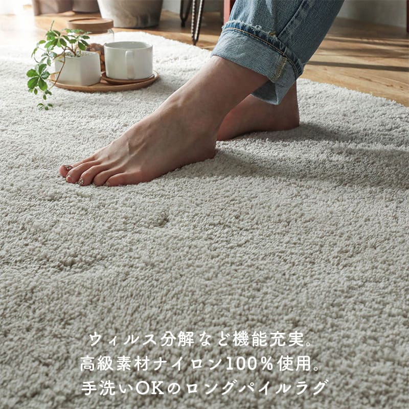 ラグ冬用冬カーペット2畳洗えるシャギー日本製おしゃれ絨毯オールシーズンかわいい洗濯抗菌防臭北欧190x190防ダニ消臭滑り止めセンターラグリビングラグ可愛い北欧風リビング格安冬用ラグじゅうたん赤ちゃんサイズデザイン