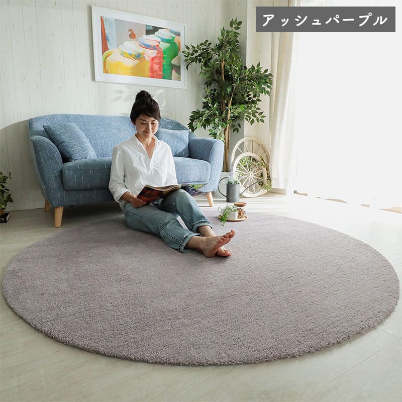 ラグ冬用冬カーペット2畳円形洗えるシャギー日本製丸おしゃれ絨毯オールシーズンかわいい洗濯抗菌防臭北欧180防ダニ消臭滑り止めセンターラグリビングラグ可愛い北欧風リビング格安冬用ラグじゅうたん赤ちゃんサイズデザイン