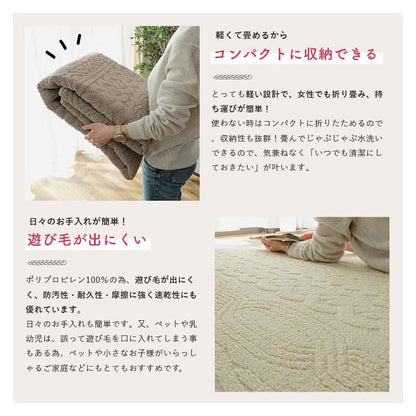 ラグ冬用冬カーペット2畳洗える日本製おしゃれ絨毯オールシーズンかわいい洗濯抗菌防臭北欧190x190防ダニ消臭ペット洗濯機国産センターラグリビングラグ可愛い北欧風リビング格安冬用ラグじゅうたん赤ちゃんサイズデザイン