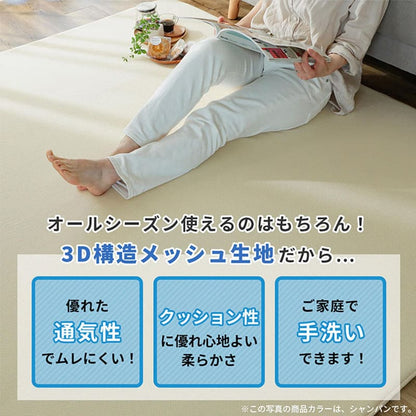 ラグ冬用カーペット2畳冬低反発厚手洗濯おしゃれ洗える絨毯オールシーズンかわいい滑り止めウレタン軽いさらら感190x190メッシュセンターラグリビングラグ可愛い北欧風リビング格安冬用ラグじゅうたん赤ちゃんサイズデザイン