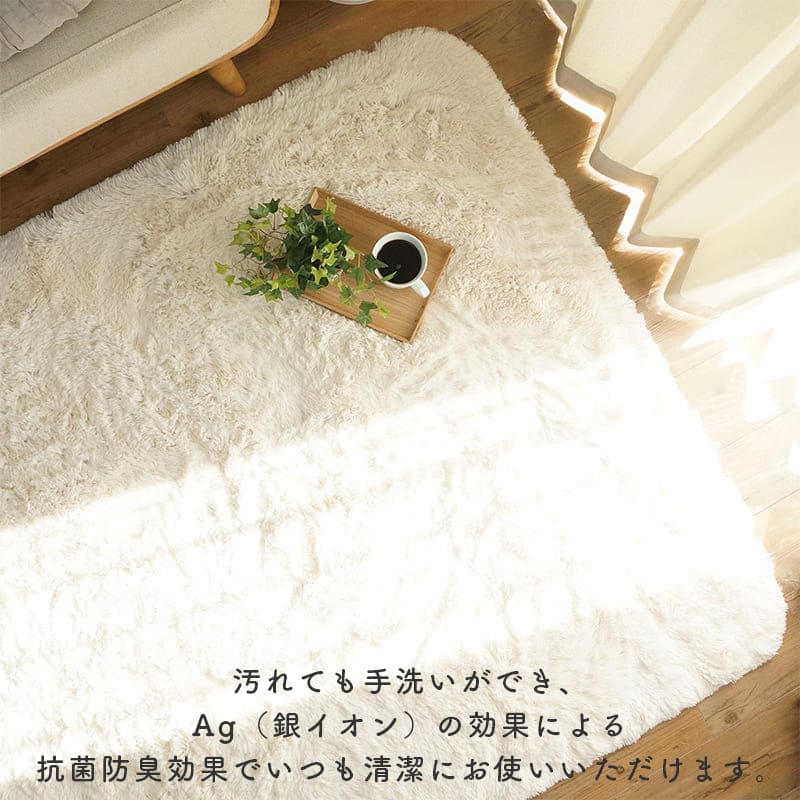 ラグ冬用冬カーペット4畳洗える滑り止めシャギーおしゃれ洗濯自宅絨毯オールシーズンかわいいふわふわ抗菌防臭正方形240x240センターラグリビングラグ可愛い北欧風リビング格安冬用ラグじゅうたん赤ちゃんサイズデザイン