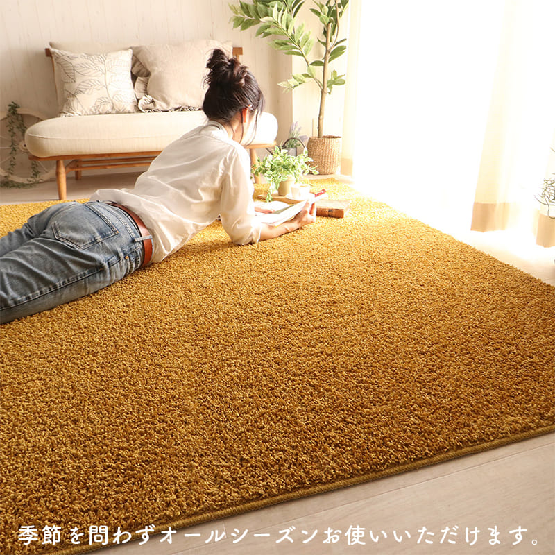 ラグ冬用冬カーペット2畳シャギー洗える日本製おしゃれ洗濯自宅絨毯オールシーズンかわいい抗菌防臭防ダニ洗濯機無地国産190x190センターラグリビングラグ可愛い北欧風リビング格安冬用ラグじゅうたん赤ちゃんサイズデザイン