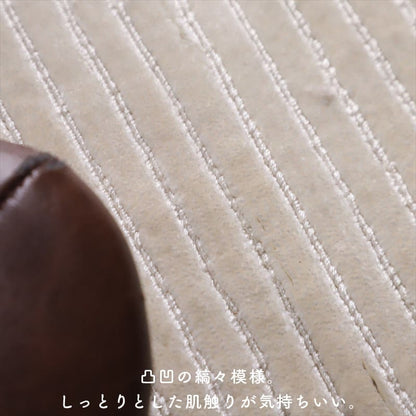 玄関マット高級感室内長方形屋内60×90おしゃれ風水6090ラグ玄関大きめインドウール冬用かわいいストライプアイボリーグレーエントランスマット玄関用大きいオシャレ床暖房対応マット丈夫インド製