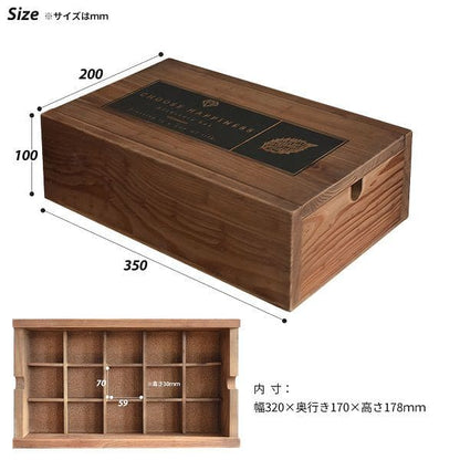 小物入れ収納メンズ蓋付き卓上木製ボックスケース箱型木目おしゃれアクセサリー収納小物ケース仕切りアクセサリー指輪時計かわいい鏡レトロミニ可愛いインテリアデスク机上箱コンパクト小型小さい