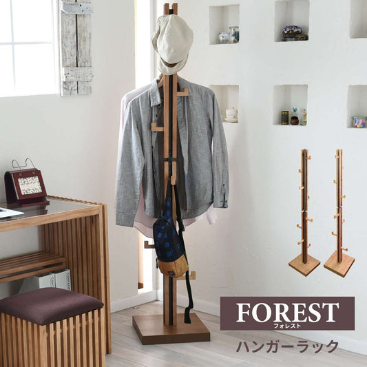 ハンガーラックポールハンガースリム子供玄関コートハンガー木製おしゃれシンプルキッズ頑丈ラック洋服掛けポールスタンド