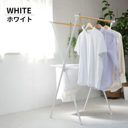 室内物干し物干し室内折りたたみコンパクト大容量スタンドスリム洗濯物干し高さ調整部屋干し物干しスタンド賃貸タオル黒木目低いハンガータオル干し部屋マンション軽量低め大量ラック