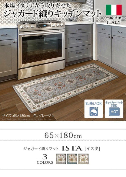 イタリア製ジャガード織りマット-イスタ65x180