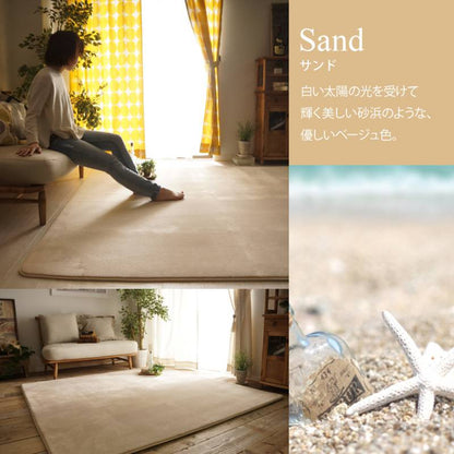 ラグ6畳洗えるカーペット3畳ラグマットおしゃれ北欧絨毯190×190安い2畳8畳赤ちゃん滑り止めセンターラグオールシーズン