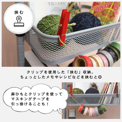 ラック棚キャスター奥行25スチール木製収納ワゴン移動スリムキッチン3段メッシュマグネットおしゃれ棚板低い小さいプランター本幅40三段キャスター付き薄型ハイタイプ軽量隙間デスク横