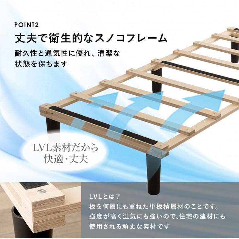 脚付きマットレスシングルマットレスボンネルコイル硬め脚付きベッド男一体型厚めボンネルすのこ一人暮らし脚20cm収納コンパクト195cmスノコ付きベッドマット寝心地硬い小さい耐荷重通気性夏