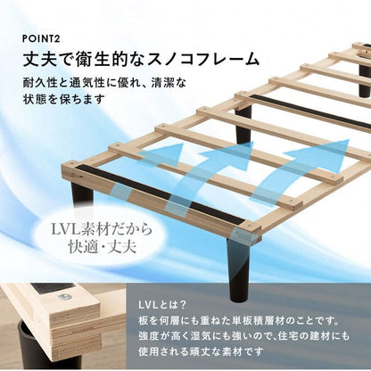 脚付きマットレスシングルマットレスボンネルコイル硬め脚付きベッド男一体型厚めボンネルすのこ一人暮らし脚20cm収納コンパクト195cmスノコ付きベッドマット寝心地硬い小さい耐荷重通気性夏