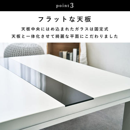 こたつテーブル長方形一人用省スペースこたつテーブルコンパクトガラススリムローヒーターモダンコンパクトおしゃれ2人用リビングフラット一人暮らしコタツ丈夫パソコン天板家具調格安勉強机高級