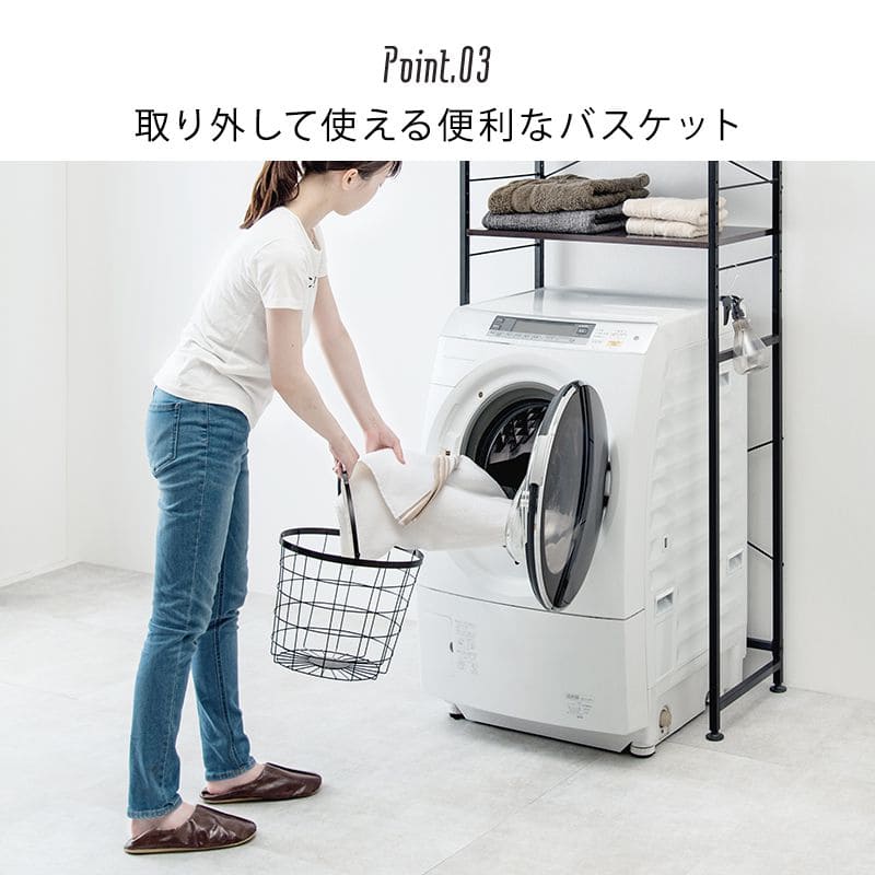 ランドリーラック2段スリム低い縦型薄型頑丈かごロータイプキャスターメッシュワゴンバスケット隙間おしゃれランドリーバスケットワイヤーバスケット付コンパクトキャスター付きランドリー収納細長い