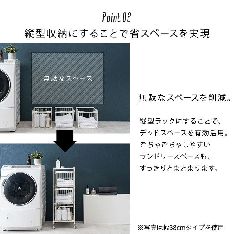 ランドリーラック2段スリム低い縦型薄型頑丈かごロータイプキャスターメッシュワゴンバスケット隙間おしゃれランドリーバスケットワイヤーバスケット付コンパクトキャスター付きランドリー収納細長い