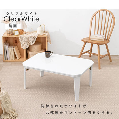 こたつテーブル長方形一人用スリムヒーター9060折りたたみコンパクト省スペース鏡面こたつテーブルおしゃれ脚折れリビング座卓ローテーブル炬燵デスク洋風2way和室机北欧風コタツテーブル2人1人