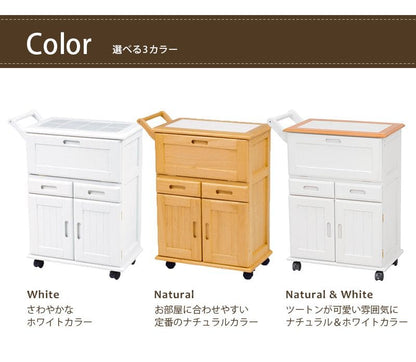 キッチンカウンター完成品ワゴン天板60目隠し収納テーブル引き出しキャスター木製作業台扉おしゃれ奥行30薄型スリム棚キッチン一人暮らし収納棚キャスター付き小さめロータイプ食器棚下移動式板