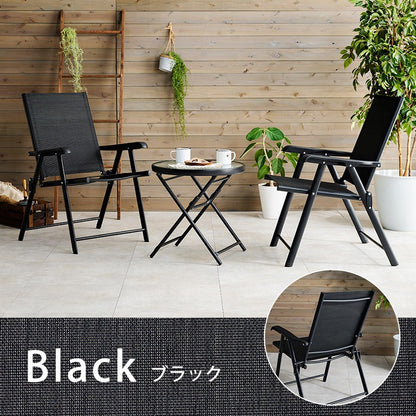 ガーデンテーブルガーデンチェアチェアセット折りたたみ丸型アイアン屋外ガラス2人丸椅子スチールテーブルセットカフェ外庭ベランダ野外コンパクト小型部屋格安スリム2人用アウトドアキャンプ