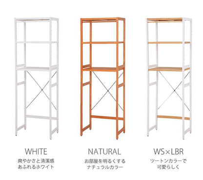 キッチンラック冷蔵庫スリム収納木製棚3段レンジ幅60冷蔵庫ラック可動式薄型ラックレンジ台白おしゃれ奥行40トースターホワイトキッチン台所電子レンジハイタイプ縦長食器棚一人暮らし上置き棚
